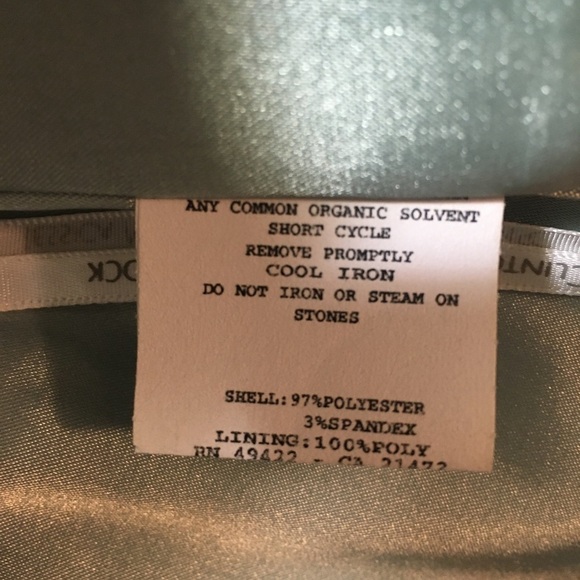 Jessica McClintock - Beautiful mint green jeweled breast formal mini dress - Picture 13 of 13